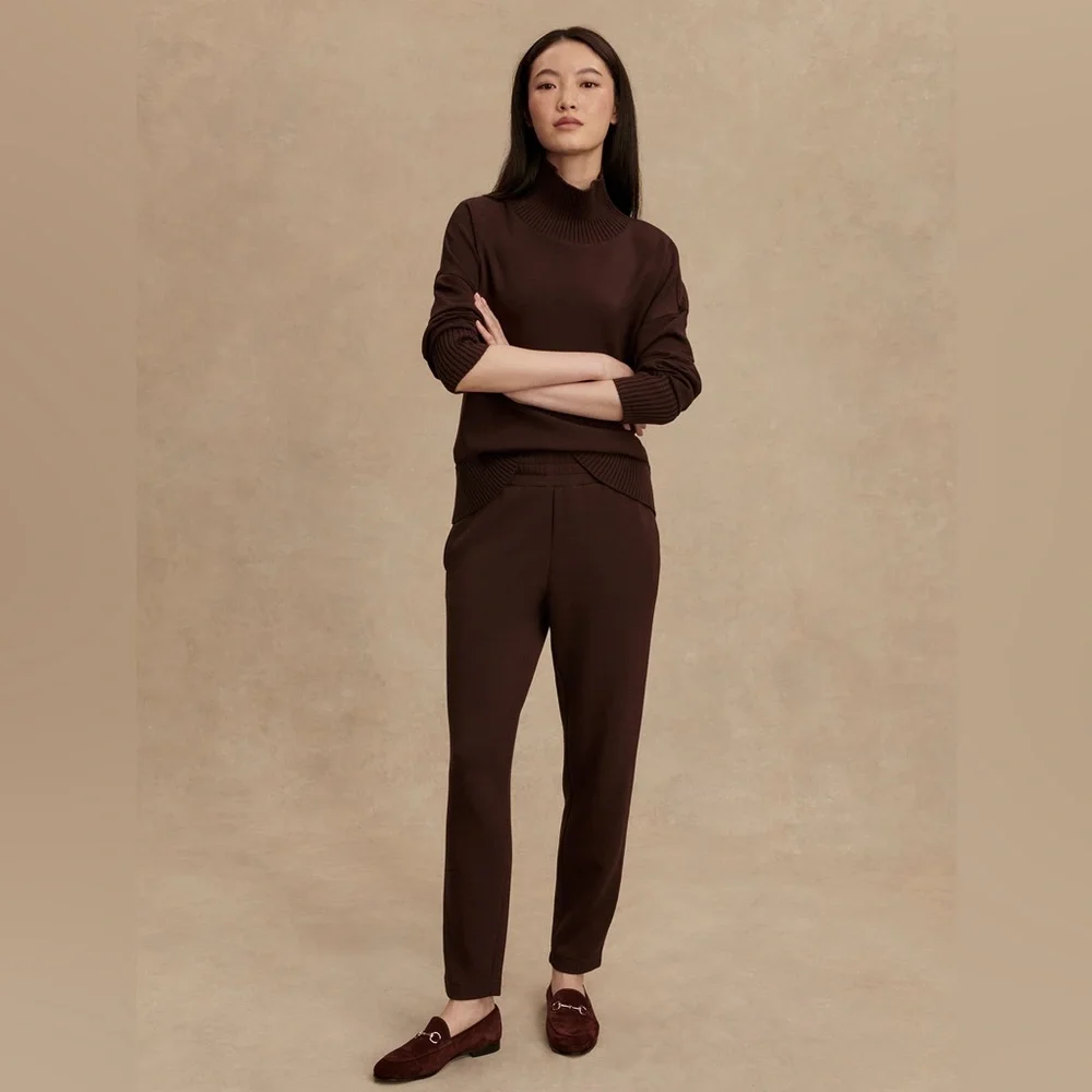 Varley The Slim Pant 25" Coffee Bean - Picture 2 of 9